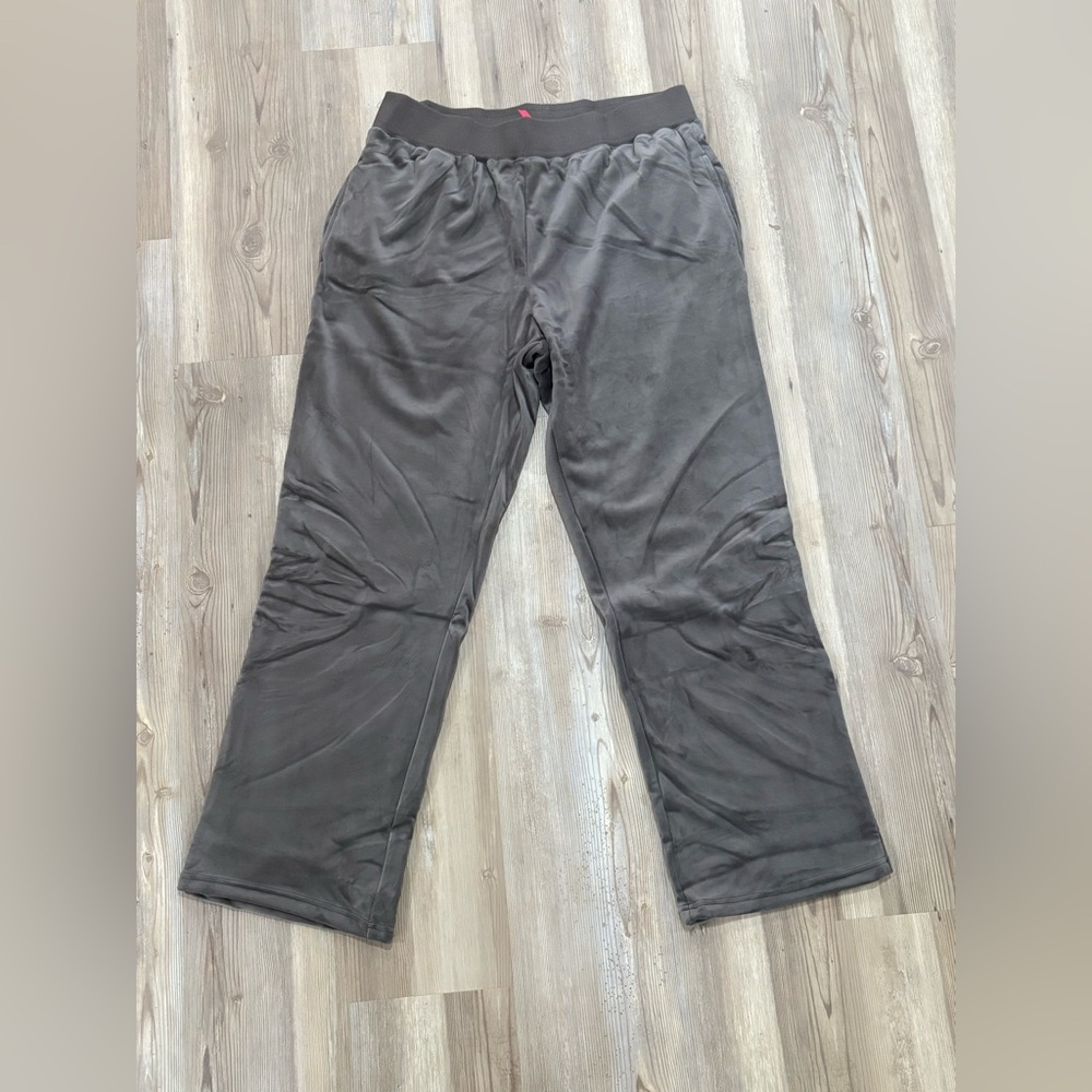 Ruby Ribbon Velour Sweatpants in Mink NWT